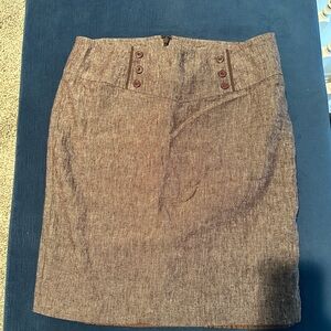 AGB Brown Pencil Skirt